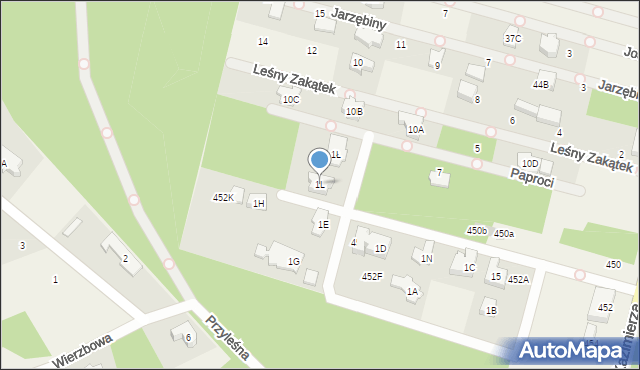 Stanisławów Pierwszy, Jana Kazimierza, 1L, mapa Stanisławów Pierwszy