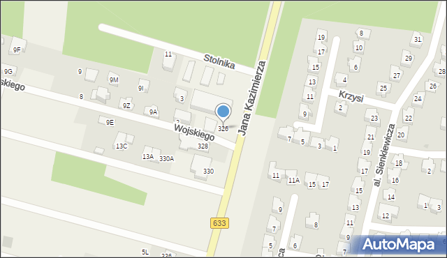 Stanisławów Pierwszy, Jana Kazimierza, 326, mapa Stanisławów Pierwszy