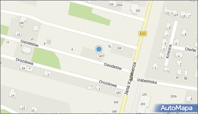 Stanisławów Pierwszy, Jana Kazimierza, 5b, mapa Stanisławów Pierwszy