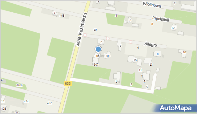 Stanisławów Pierwszy, Jana Kazimierza, 8A, mapa Stanisławów Pierwszy