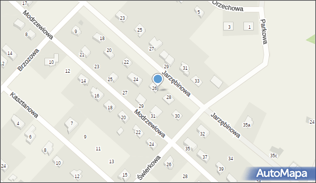 Stanowice, Jarzębinowa, 26a, mapa Stanowice