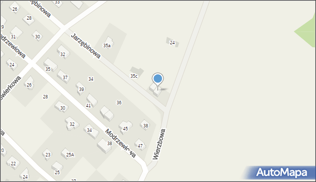 Stanowice, Jarzębinowa, 35e, mapa Stanowice