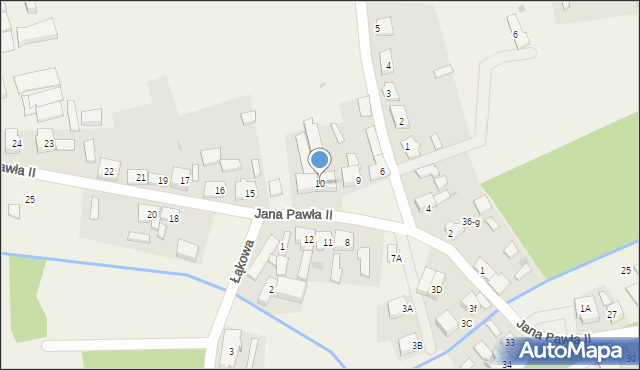 Stara Łubianka, Jana Pawła II, 10, mapa Stara Łubianka