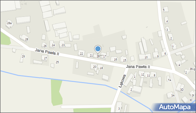 Stara Łubianka, Jana Pawła II, 19, mapa Stara Łubianka