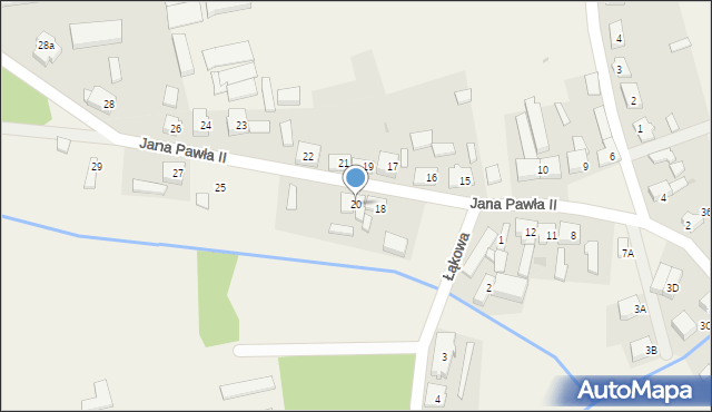 Stara Łubianka, Jana Pawła II, 20, mapa Stara Łubianka