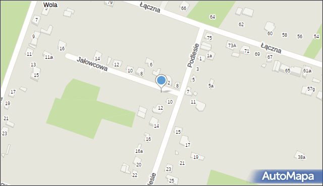 Starachowice, Jałowcowa, 3, mapa Starachowic