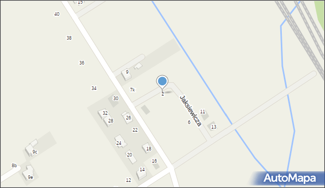 Stare Koźle, Jaksiewicza Józefa, 2, mapa Stare Koźle