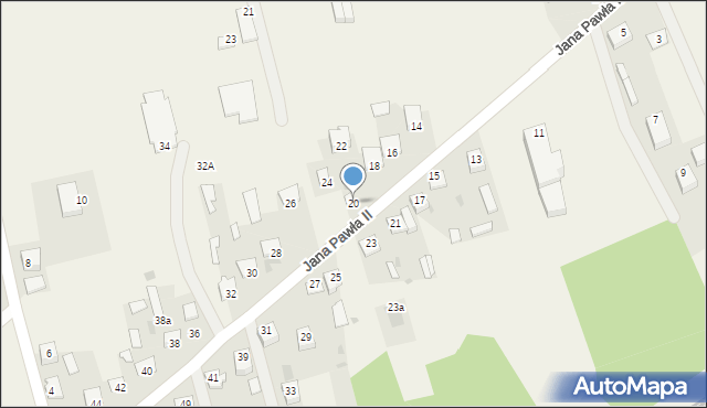 Stare Opole, Jana Pawła II, 20, mapa Stare Opole