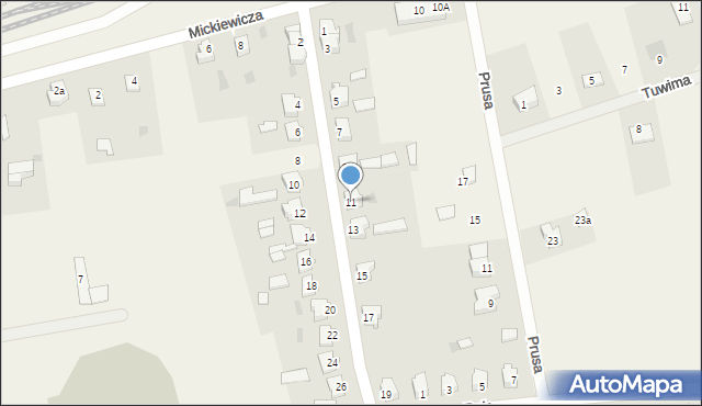 Stare Pole, Jana Pawła II, 11, mapa Stare Pole