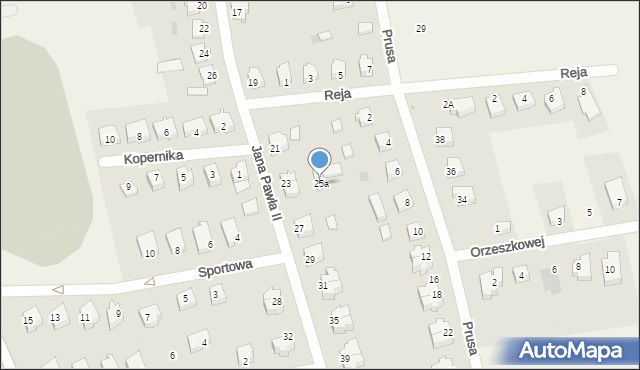 Stare Pole, Jana Pawła II, 25a, mapa Stare Pole