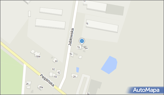 Starogard Gdański, Jabłowska, 79a, mapa Starogard Gdański