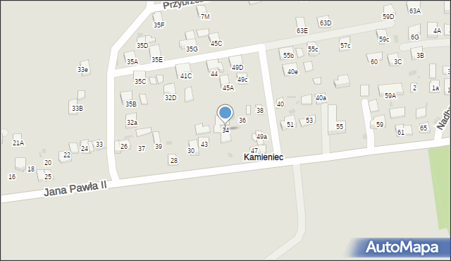 Stary Sącz, Jana Pawła II, 34, mapa Stary Sącz