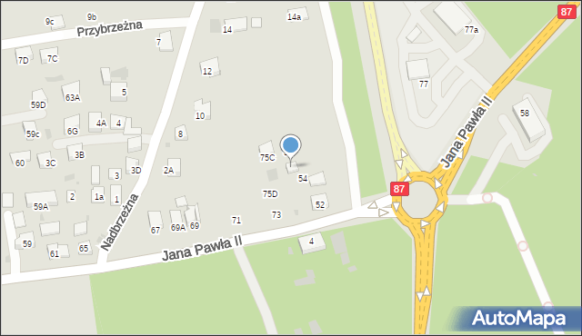 Stary Sącz, Jana Pawła II, 56a, mapa Stary Sącz