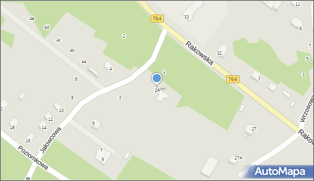 Staszów, Jałowcowa, 1A, mapa Staszów