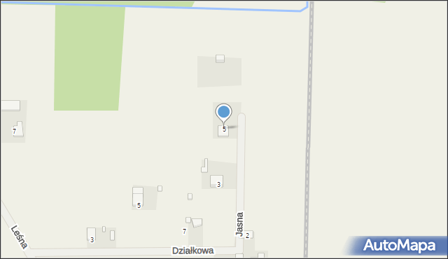 Stefanówka, Jasna, 5, mapa Stefanówka