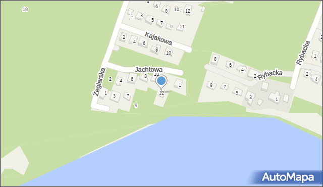 Stęszewko, Jachtowa, 12, mapa Stęszewko