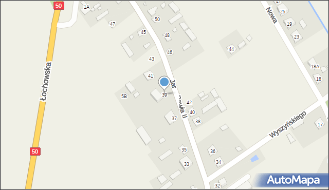 Strachówka, Jana Pawła II, 39, mapa Strachówka