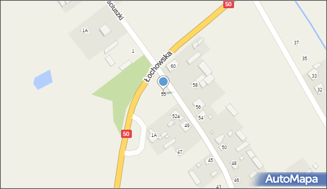 Strachówka, Jana Pawła II, 55, mapa Strachówka