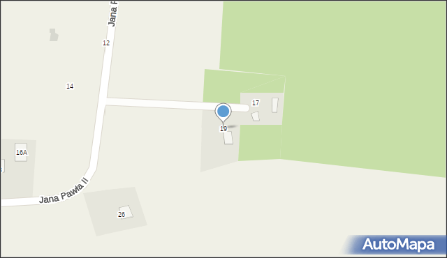 Strachówko, Jana Pawła II, 19, mapa Strachówko