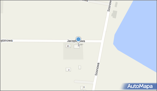 Stradomia Wierzchnia, Jarzębinowa, 32, mapa Stradomia Wierzchnia