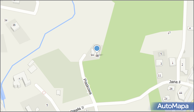 Straszyn, Jana Pawła II, 9B, mapa Straszyn