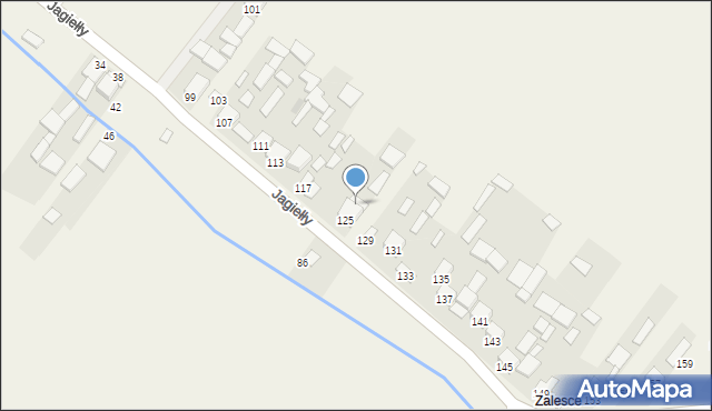 Strzegom, Jagiełły Jana, ks., 127, mapa Strzegom