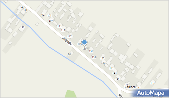 Strzegom, Jagiełły Jana, ks., 129, mapa Strzegom