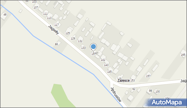 Strzegom, Jagiełły Jana, ks., 137, mapa Strzegom