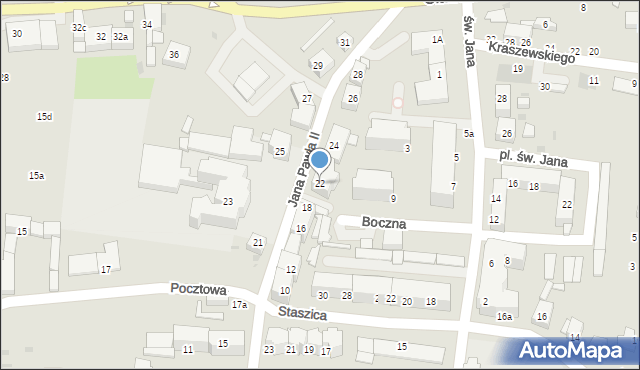 Strzelin, Jana Pawła II, 22, mapa Strzelin