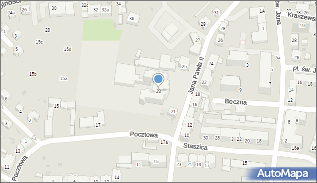 Strzelin, Jana Pawła II, 23, mapa Strzelin