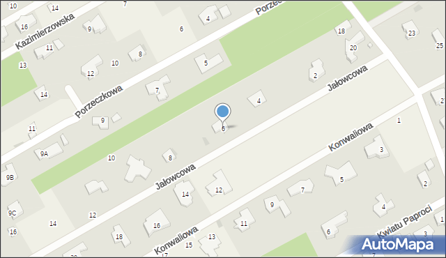 Strzeniówka, Jałowcowa, 6, mapa Strzeniówka
