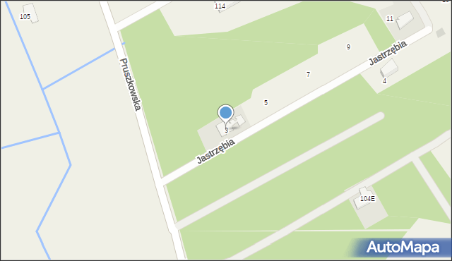 Strzeniówka, Jastrzębia, 3, mapa Strzeniówka