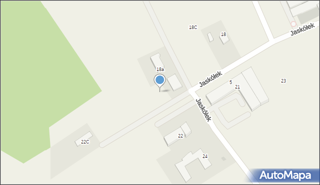 Studzienice, Jaskółek, 22a, mapa Studzienice