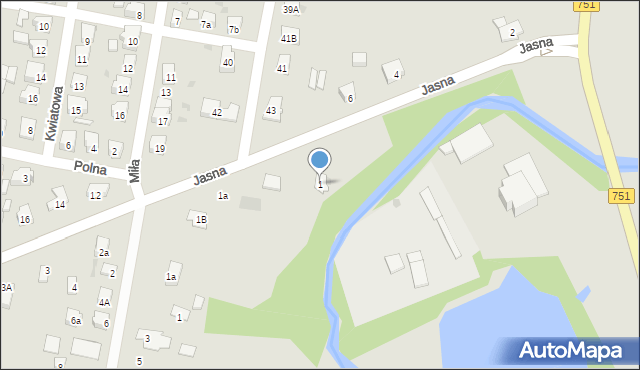 Suchedniów, Jasna, 1, mapa Suchedniów