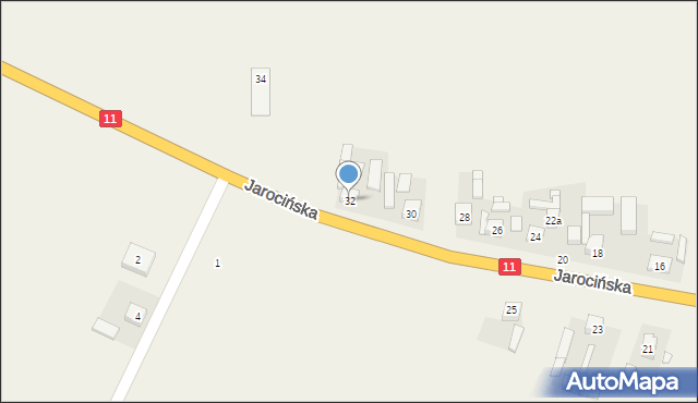 Suchorzew, Jarocińska, 32, mapa Suchorzew