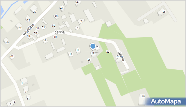 Sulbiny, Jasna, 18, mapa Sulbiny