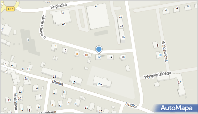 Sulęcin, Jana Pawła II, 12, mapa Sulęcin