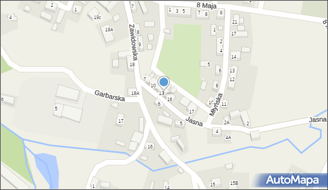 Sulików, Jasna, 14, mapa Sulików