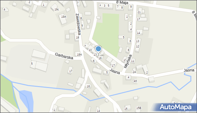 Sulików, Jasna, 15, mapa Sulików