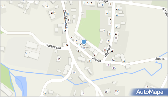 Sulików, Jasna, 16, mapa Sulików