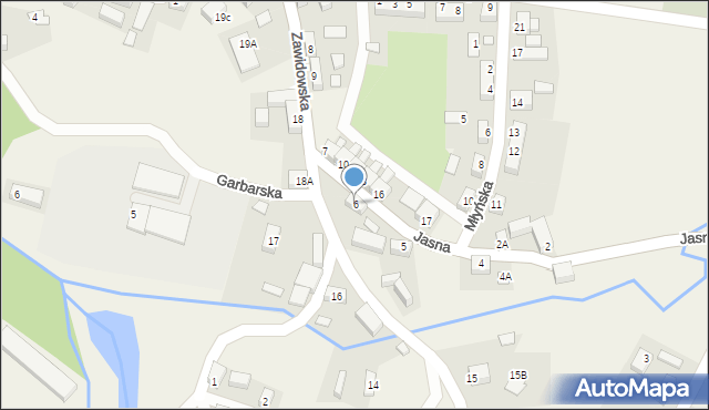 Sulików, Jasna, 6, mapa Sulików