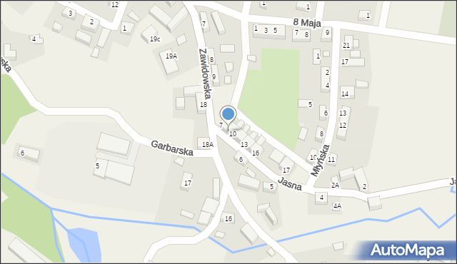 Sulików, Jasna, 9, mapa Sulików