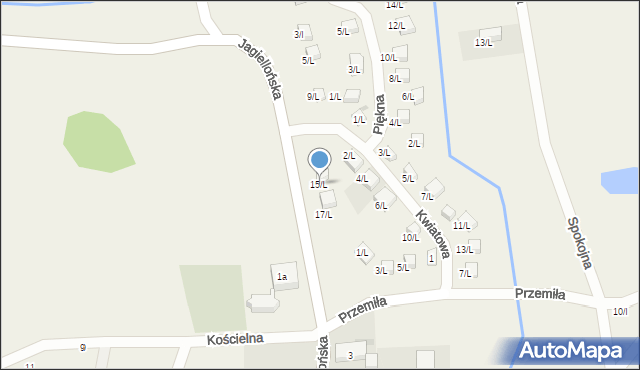 Sulistrowice, Jagiellońska, 15/L, mapa Sulistrowice