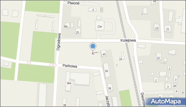 Sułkowice, Jarzębiny, 41, mapa Sułkowice