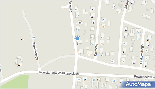 Sulmierzyce, Jana Pawła II, 4, mapa Sulmierzyce