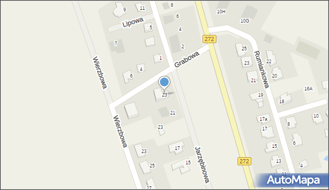 Sulnowo, Jarzębinowa, 23, mapa Sulnowo