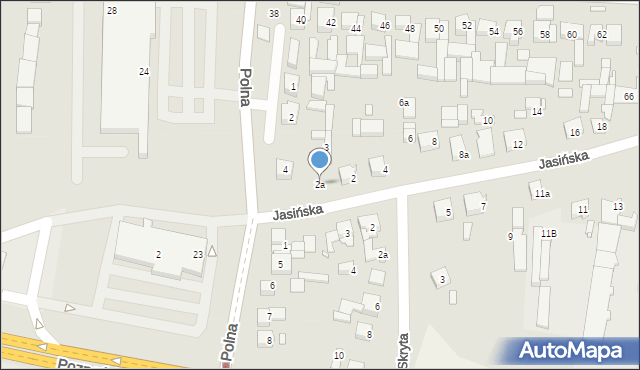 Swarzędz, Jasińska, 2a, mapa Swarzędz