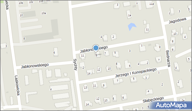 Świecie, Jabłonowskiego Stanisława, 9, mapa Świecie
