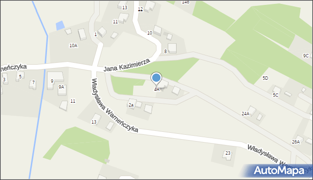 Świerklany, Jana Kazimierza, 4A, mapa Świerklany