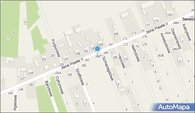 Swolszewice Duże, Jana Pawła II, 164, mapa Swolszewice Duże